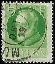 BAVARIA   #96 USED (2)  (YELLOW GREEN)