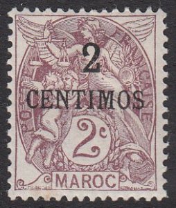 French Morocco 12 MH CV $2.40