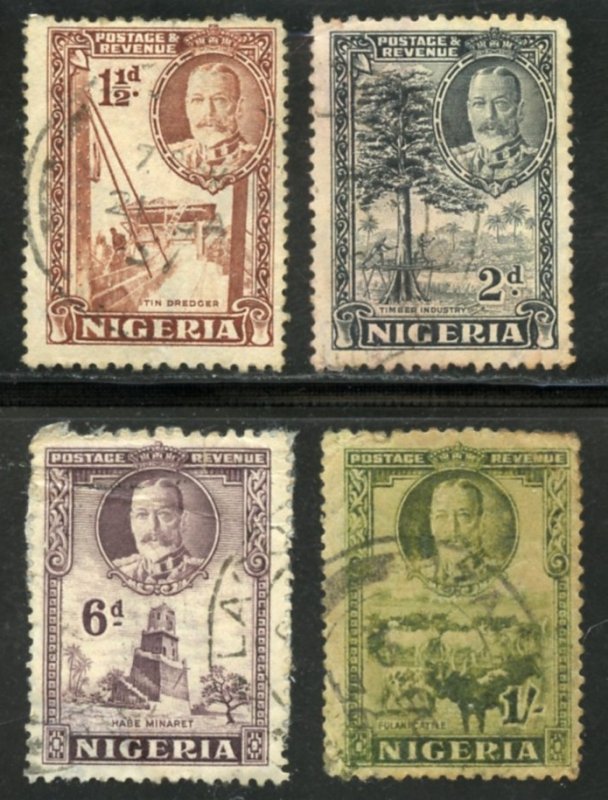 Nigeria Scott 40-41, 44-45 - UF-VFH - SCV $11.80