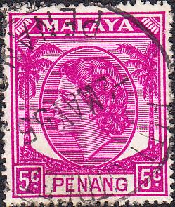 Malaya - Penang  #48 Used