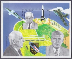 1994 St Vincent Grenadines 2979/B322 Eberhard Rees pioneer of astronautics