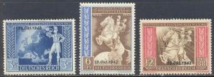 Germany Scott # B212 - B214 MNH