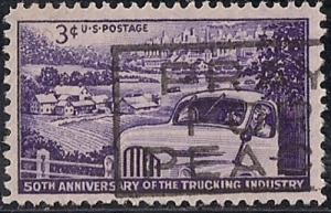 1025 3 cent Trucking Industry F-VF used