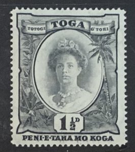 TONGA 1920 1.5d SG56  LIGHTLY MOUNTED MINT..