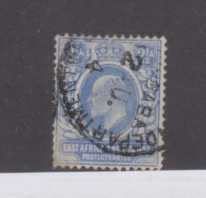 East Africa Uganda KEVII 1903 2 1/2 Anna SG4 Used CDS BP4529