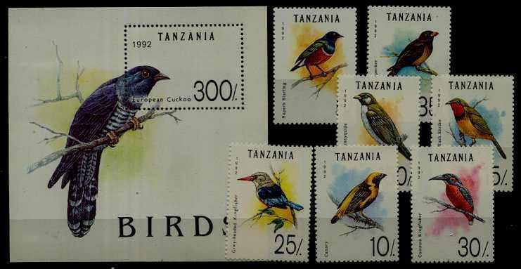 Tanzania 978-85 MNH Birds SCV15.35