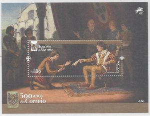 Portugal 2016 Creation of MAIL 500 years YT#F4174 Mi#BL403 Mf#BL564