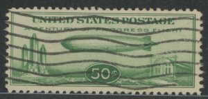 United States #C18  Single