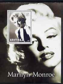 ERITREA - 2001 - Marilyn Monroe #1 - Perf Souv Sheet - M N H - Private Issue