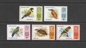 BIRDS - SOLOMON ISLANDS #280-4 MNH
