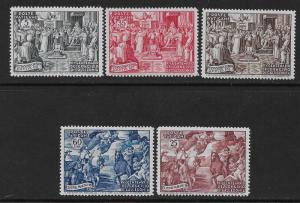 VATICAN CITY SC# 149-53  FVF/MOG 1951