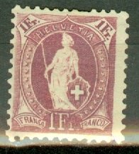 Switzerland 87a mint CV $62.50