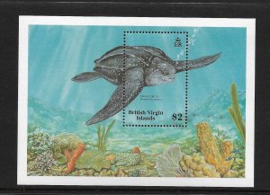 TURTLES - BRITISH VIRGIN ISLANDS #630  MNH