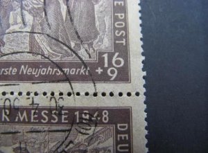 Germany Sowjet Occ. 1948 GOOD PLATEFAULT 198 V - 3 times CV € 180