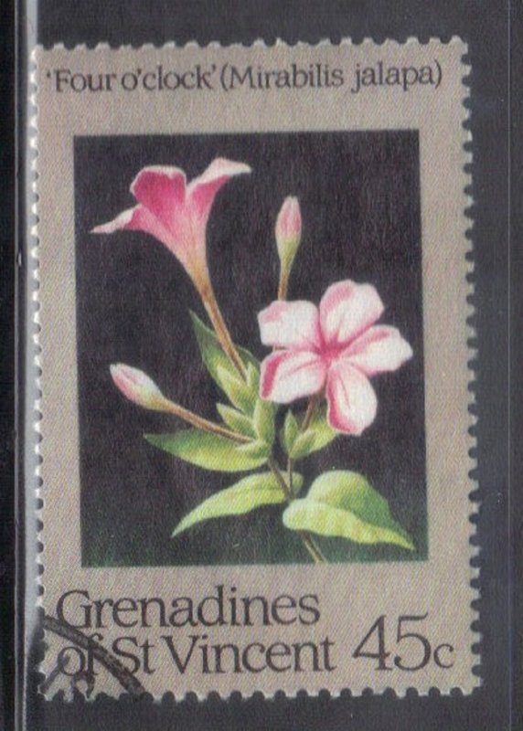 ST VINCENT GRENADINES  SC# 438 **USED**  45c 1984   SEE SCAN