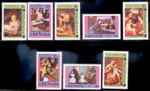 Grenada 1984 SC# 122-9 Art MNH-OG E28