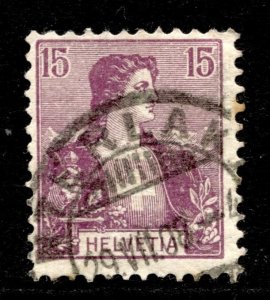 Switzerland Stamp #131 USED FU SINGLE