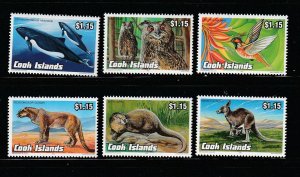 Cook Islands 1101-1106 MNH Animals