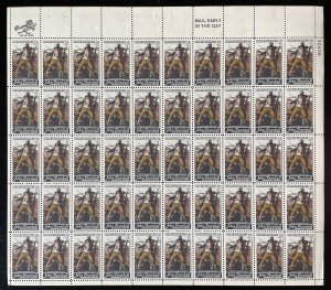 Scott 1361 JOHN TRUMBULL Sheet of 50 US 6¢ Stamps MNH 1968