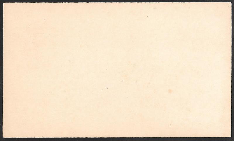 UX14 1 cent Jefferson, black Postal Card mint NH VF