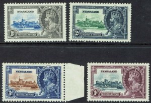 NYASALAND 1935 KGV SILVER JUBILEE SET