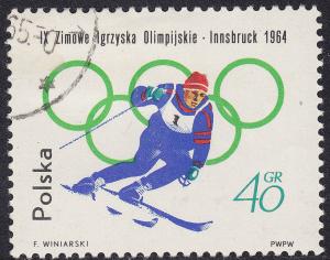 Poland 1200 Olympic Downhill Skiing 1964