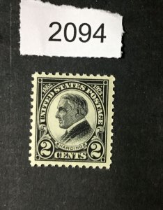 MOMEN: US STAMPS #610 MINT OG NH VF/XF LOT #2094