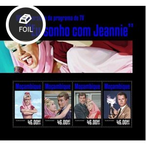 2014 MOZAMBIQUE MNH. I DREAM OF JEANNIE   |  Michel Code: 7515-7518