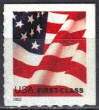 #3625, Single. \Waving Flag\ MNH. (.37) cent