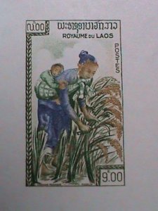 LAOS-1963 SC# 84a  FAO-FREEDOM FROM HUNGER CAMPAIGN IMPERF LARGE MNH S/S VF