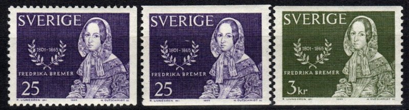 Sweden #686-8  F-VF Unused CV $4.50 (X5716)