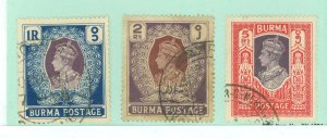 Burma (Myanmar) #30-32  Single (King)