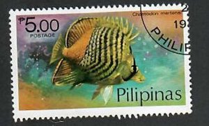 Phillipines; Scott 1383; 1978;  Used; Fish