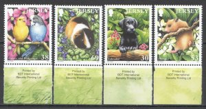 Wb025 2003 Jersey Flora & Fauna Animals Birds Dogs Flowers Mnh