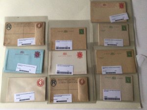 King Edward V11 collection of 10 mint unused stationery envelopes & cards A11344