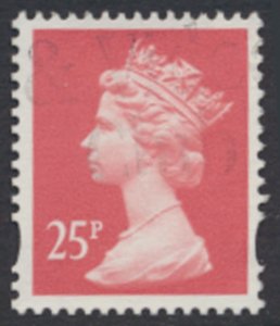 GB  Machin 25p SG Y1689 AOP Used SC# MH213 see scans & details