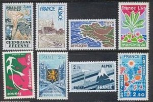 FRANCE MNH Sc 1507-14 Value $ 9.70