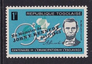 Togo   #455 MNH  1963  Lincoln 1fr