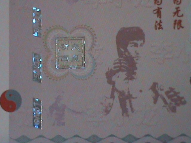 CHINA-2017- KUNG FU MASTER-BRUCE LEE-LOVELY BIRDS $100 POLIMER-UNC-COLLECTIBLE