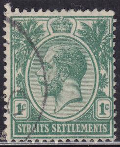 Straits Settlements 149 USED 1912 KGV 1¢