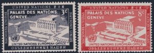 27-28 United Nations 1954 UN Day MNH