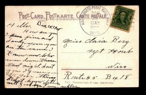 1908 Mount Horeb (Perry Rural Station) WIS Card / RFD #5 - L27572