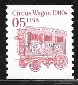 USA 2452Bf: 5c Circus Wagon, single, MNH, VF