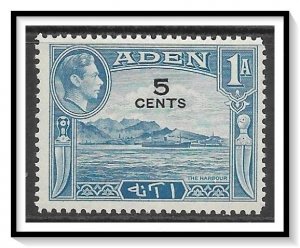 Aden #36 Harbor Surcharged MH