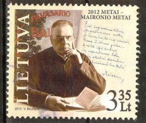 Lithuania 2012 writer Maironis Mi. 1099 Used