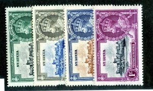 1935 St Lucia  Sc # 91/94 m* cv. $16 ( 508 JUB )