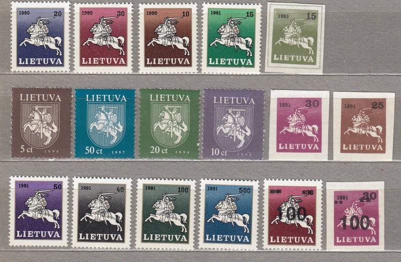 LITHUANIA State Arm Rider Vytis Collection MNH(**)  #HS15