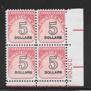 #J101 MNH Plate Block