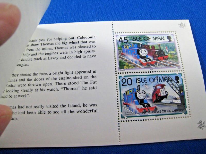 ISLE OF MAN  -  SCOTT # 661C  -  THOMAS THE TANK ENGINE BOOKLET  -  MNH