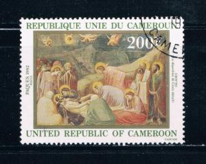 Cameroun 702 Used Painting Christ 1982 (C0203)+